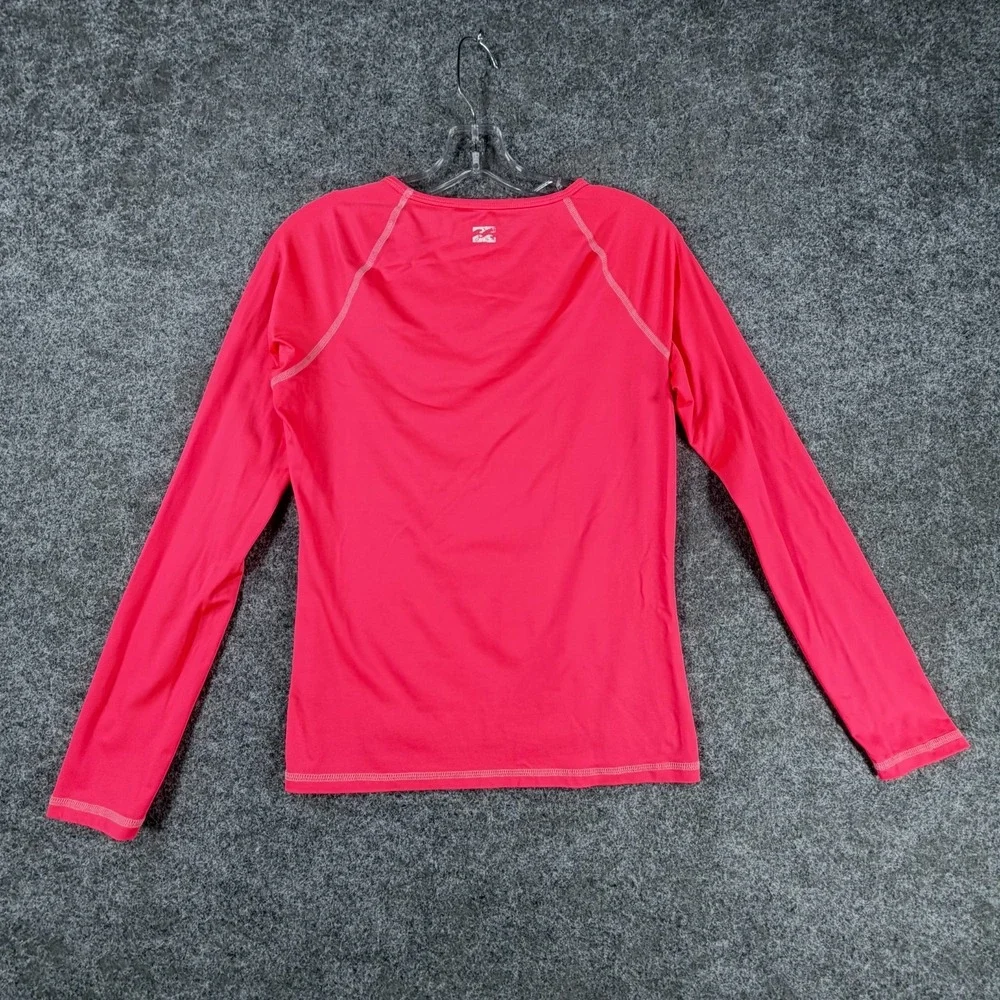 Billabong Rash Guard Swim Shirt Womens Coral Reef Bare Lady Long-Sleeve Crewneck